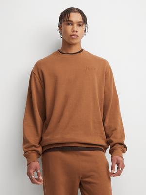 Redbat Classics Men's Brown Sweat Top