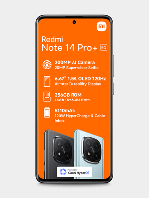 Xiaomi Redmi Note 14 Pro+ 5G Dual Sim +15GB+50min - Telkom