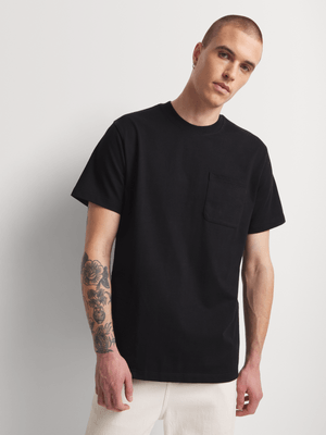 Union-DNM Men's Heavyweight Black Pocket T-Shirt