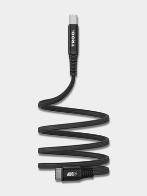 Troo C to A Magnetic Cable 1.0m Black