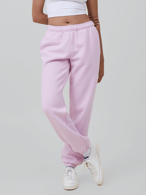 Women's Cotton On Pink Active Plush Essential Gym Sweatpants