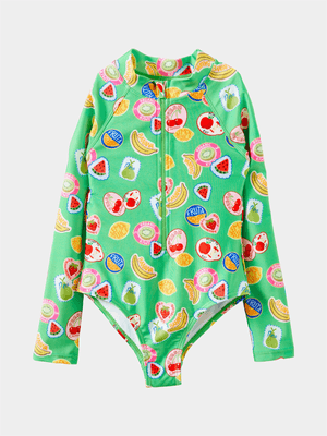 Cotton On Kids Green Girl Lydia One Piece Swimsuit