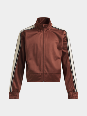 Jet Teen Girls Chocolate Tricot Active Top