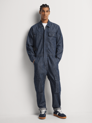 Men's Relay Jeans Utility Mid Wash Blue Dungaree