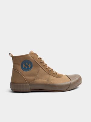 Mens Superga 228 Cotu Canvas Brown Boot