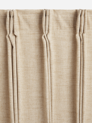 Jet Home Natural Basket Weave Eyelet Curtain