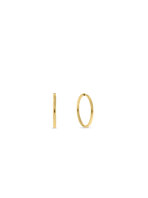 Yellow Gold Classic Sleeper Earrings
