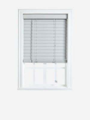 50mm Fauxwood Venetian Blind Grey 160x160cm