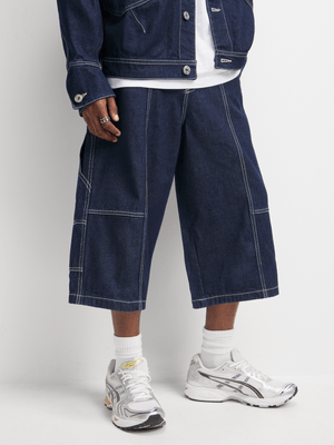 The FIX Men's Dark Wash Carpenter Denim Shorts