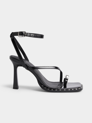 The FIX Women's Black Studded Heels
