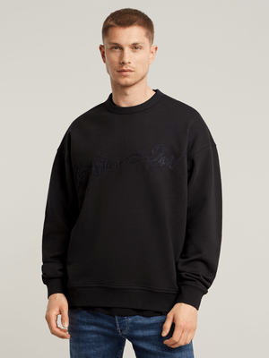 G-Star Men's Chenille Black Sweatshirt