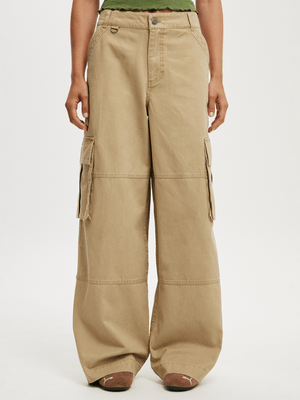 Women's Cotton On Beige Benny Cargo Pants