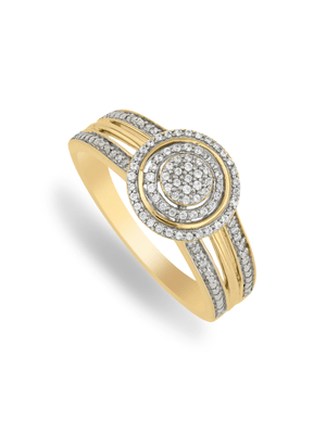 9ct Gold 0.20ct Diamond Ferris Ring