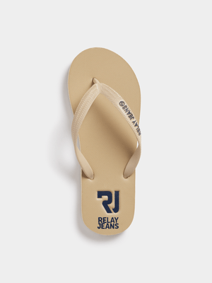 Relay Jeans Men's EVA Natural Flip Flops
