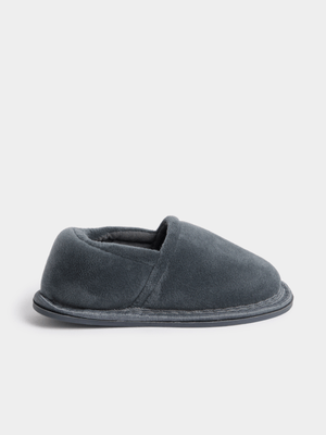 Jet Younger Boys Grey Stokie Slippers