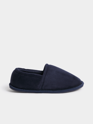 Jet Older Boys Navy Stokie Slippers