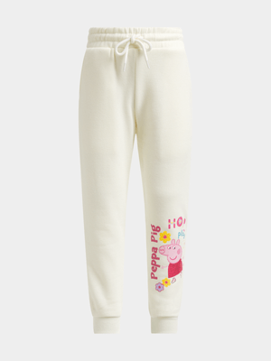 Jet Older Girls Cream Peppa Pig Active Pants