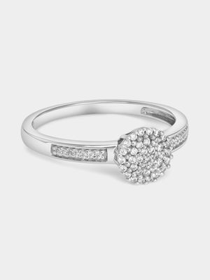 White Gold Diamond Round Multi-Stone Ring