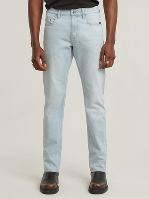 G-Star Men's Mosa Straight Denim Faded Blue Jeans