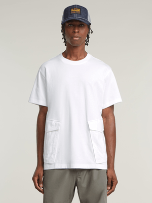 G-Star Men's Rovic Loose White T-Shirt
