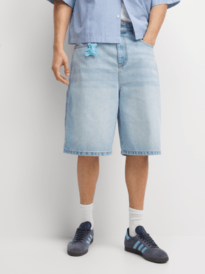 The FIX Men's Light Wash Carpenter Denim Shorts