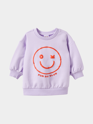 Cotton On Baby Purple Riley Sweater