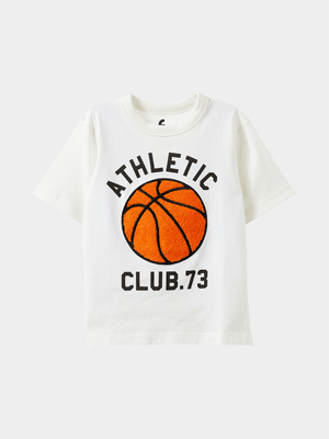 Cotton On Boy White Jonny Short Sleeve Graphic Print T-Shirt