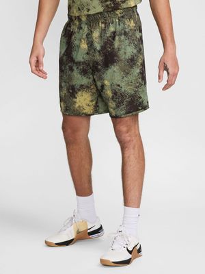Nike Mens Dri-Fit Totality 7 Inch Unlined Camo Khaki Shorts