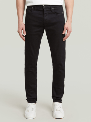 G-Star Men's 3301 Slim Denim Pitch Black Jeans