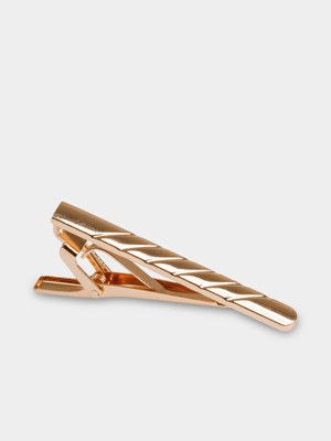 Markham Men's Diagonal Gold Tie Clip