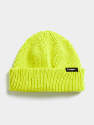 Redbat Unisex Micro Lime Green Beanie