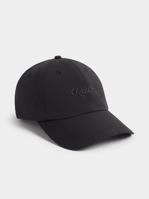 Redbat Unisex Nylon Dad Black Cap