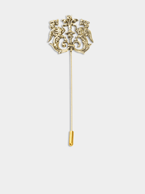 Markham Men's Dragon Gold Lapel Pin