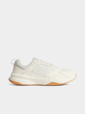 Under Armour Mens Charged Edge White Training Shoes