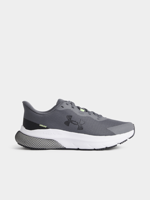 Under Armour Mens Turbulen Grey/White Running Shoes