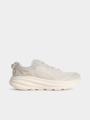Womens Hoka Clifton One9 Cream Sneakers