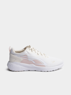 Womens Puma All Day Active Pink/White Sneaker