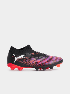 Puma Mens Future 8 Match FG Black/Orange Boots