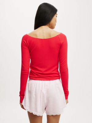 Women's Cotton On Pink Girlfriend Shorts