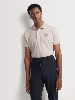 Fabiani Men's Stone Pique Polo Golfer