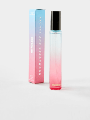 Cotton On Lychee And Cedarwood Moment Travel Perfume 15ml
