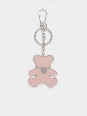 The FIX Unisex Pink Bear Charm
