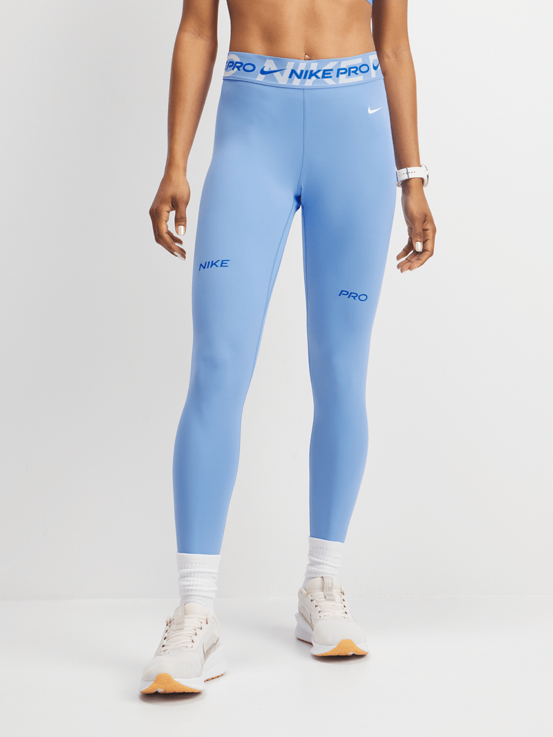 Nike Pro Womens Dri-Fit 7/8 Royal Pulse/Glacier Tights Bash