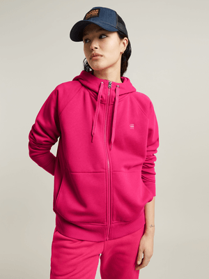 G-Star Women's Premium Core 2.0 Hooded Sweater Pink Jacket