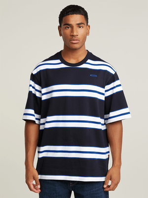 G-Star Men's Boxy Salute Blue T-Shirt