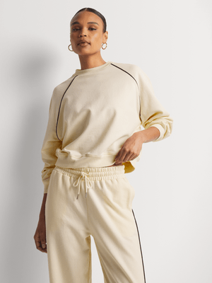 Tipping Crew Neck Sweat Top