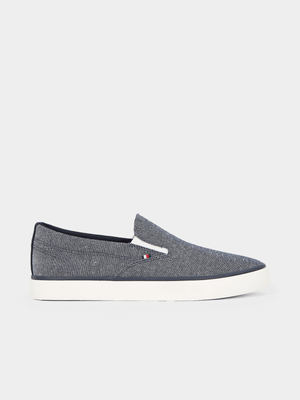 Men's Tommy Hilfiger Navy Hi Vulc Low Slip On