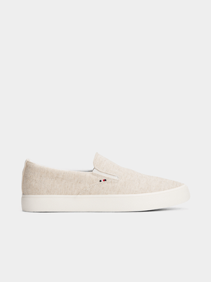 Men's Tommy Hilfiger Natural Hi Vulc Low Slip On