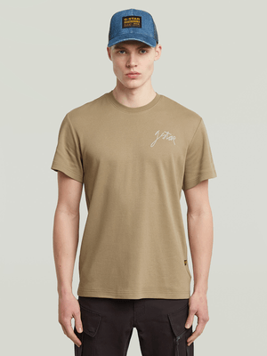 G-Star Men's Ventura Safari Beige T-Shirt