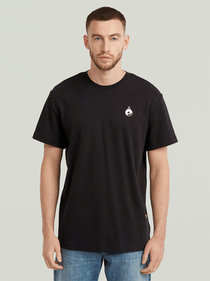G-Star Men's Ventura Interlock Black T-Shirt